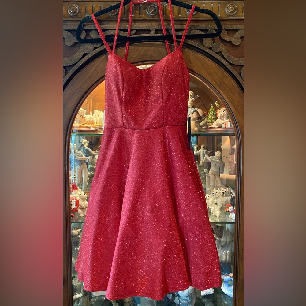 NWT Size Small Red Coctail Dress from Dilliard's